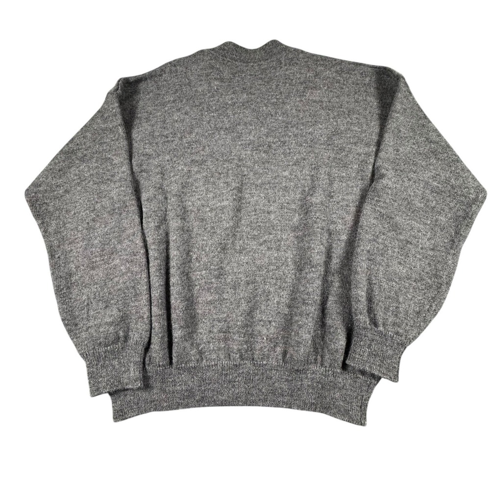 Vintage Cabelas Wool Sweater Mens 2XLT Henley Elbow Patch USA Made 90s Outdoor - Picture 7 of 7